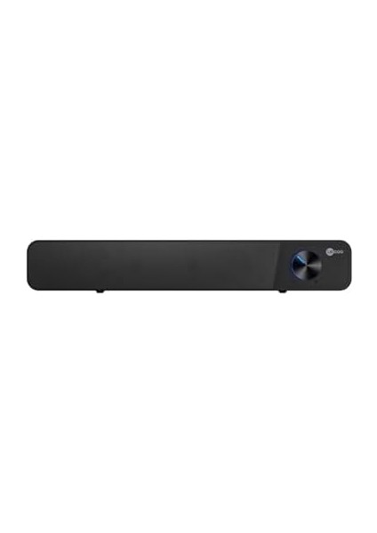 DS111 6W Bluetooth + Kablolu Hoparlör - Bluetooth ve Kablolu Kullanım, Masaüstü, Pc, Tv, Laptop Uyumlu, 360° Surround Ses, 10M Kullanım Mesafesi, Soundbar Taşınabilir Speaker Hoparlör Siyah