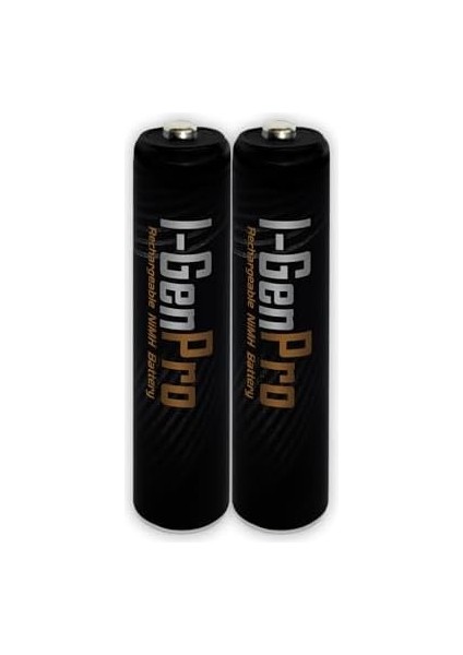 Pro P102 2 Adet Aaa 1100 Mah Şarj Edilebilir Ince Kalem Pil 1.2V Ni-Mh Şarjlı Pil