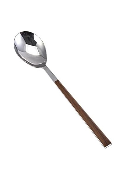 153.03.07.5045 Salzburg Ahşap Yemek Kaşığı, Ahşap Gümüş, Std modelleri