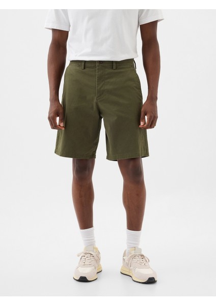 Erkek Haki Essential Khaki Şort
