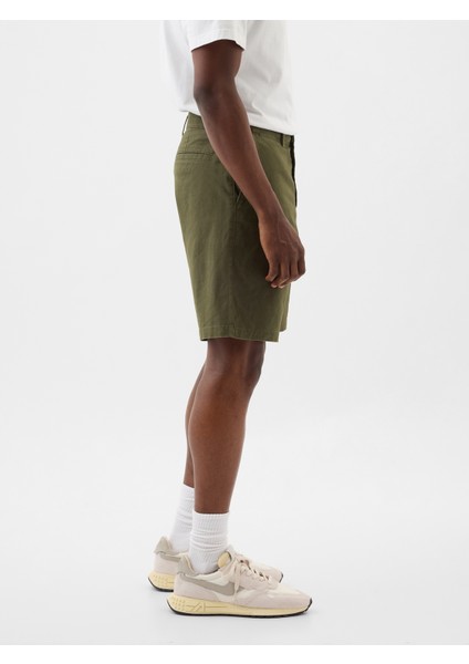 Erkek Haki Essential Khaki Şort