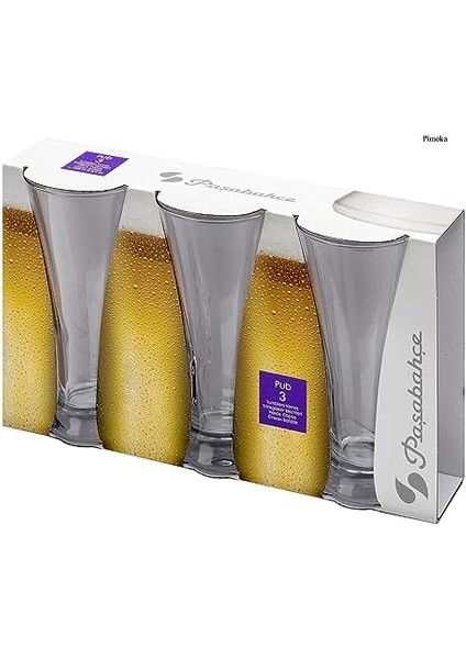 Pub 3'lü Bira Bardağı