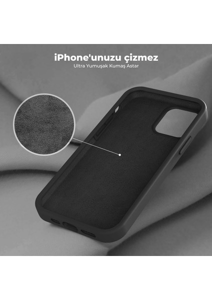 iPhone 16E Kılıf Kamera Korumalı Lansman Silikon Kapak
