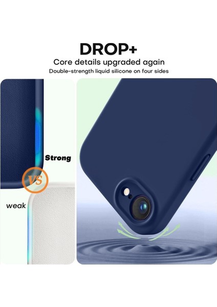 iPhone 16E Kılıf Kamera Korumalı Lansman Silikon Kapak