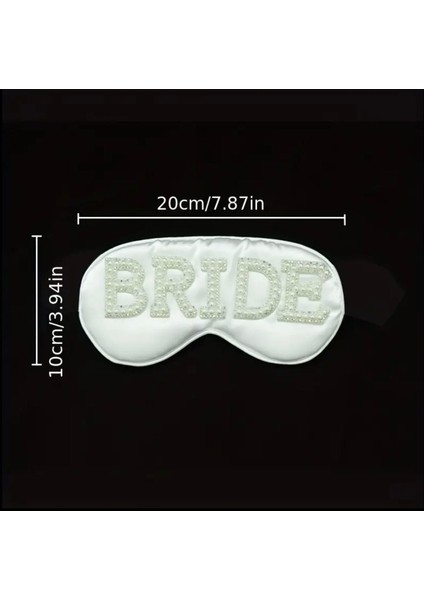 Inci Süslemeli Bride Yazılı Uyku Bandı fiyatları