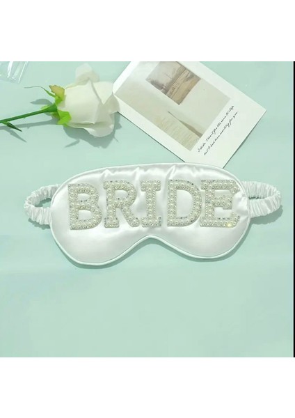 Inci Süslemeli Bride Yazılı Uyku Bandı modelleri