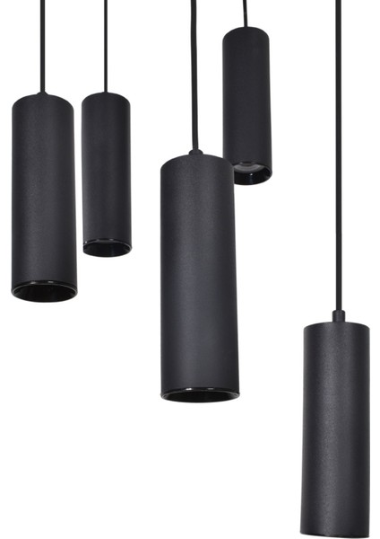 UltraNova Modern 5'li siyah alüminyum spot avize, salon, yatak odası ve mutfak için ideal fiyatları