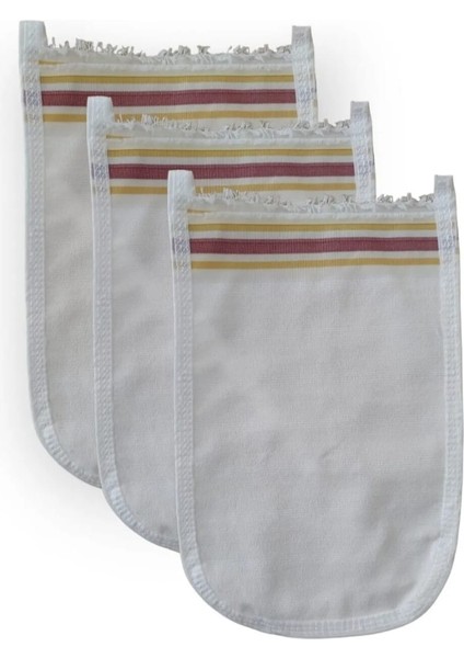 3' Lü Flos Ipek Hamam Kesesi ve %100 Doğal Kabak Lifli Pirinç Özlü Sabun modelleri