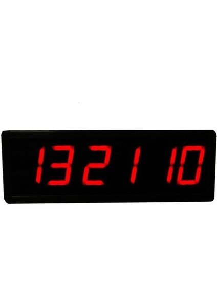 UltraNova Kırmızı Dijital Metal Duvar ve Masa Saati, 12x35 cm, Şık ve pratik zaman göstergesi fiyatları