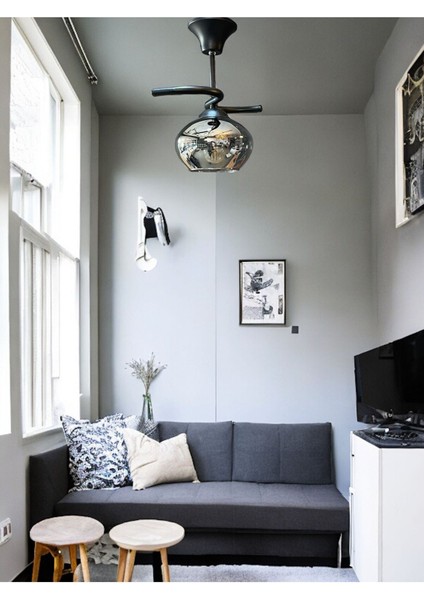 UltraNova Modern siyah metal avize, cam detaylı, 30x60 boyut, şık ve zarif aydınlatma seçeneği fiyatları