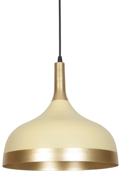 UltraNova Modern spor sarkıt avize, metal materyal, 50x30 cm, şık tasarım, altın ve krem renkli fırsatları