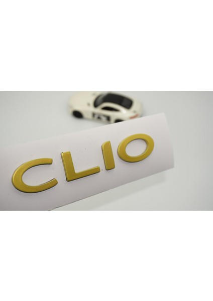 Clio Mk3 Bagaj Gold Yazı Logo Arma Renault ile Uyumlu