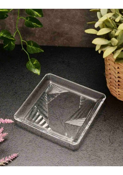 Madlen Tatlı Tabağı 2'li Cam Set modelleri