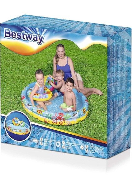 Bestway Renkli Şişme Havuz Seti, 6-8 Yaş için Eğlenceli ve Pratik Kullanım fiyatları