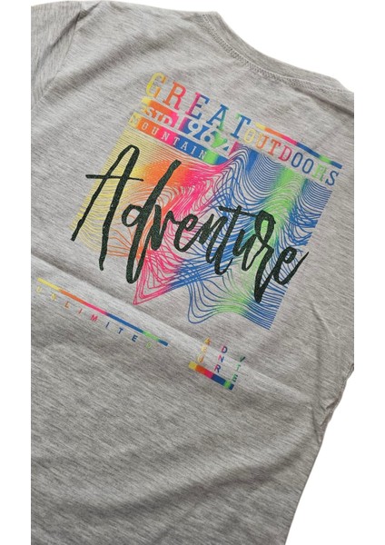 Ön-Arka Kabartma Baskılı Kız T-Shirt modelleri