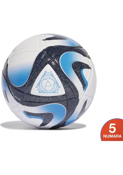 UltraNova Mavi-beyaz futbol topu, 5 numara, pompa dahil değil, Oceanuz LGE PC serisi