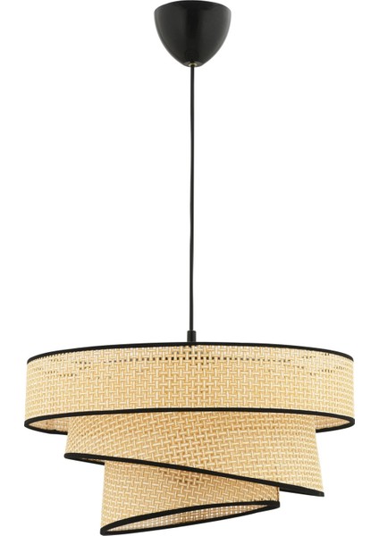 UltraNova Şık 3 Katlı Siyah Biyeli Pasta Sarkıt, Krem Materyal, Modern Tasarım modelleri