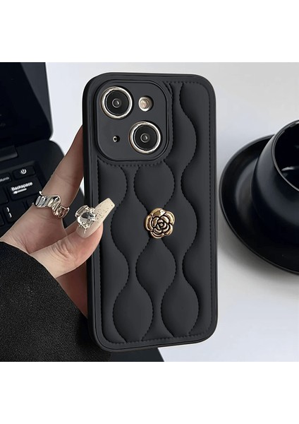 Apple iPhone 15 Plus Uyumlu Zebana Camellia Kılıf