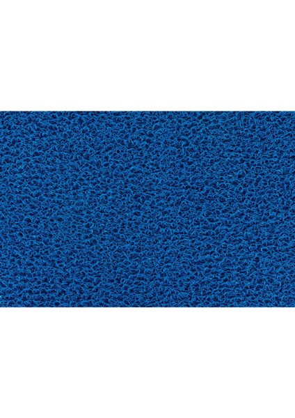 UltraNova Mavi kıvırcık paspas, 14 mm, 1 metre, dayanıklı plastik materyal, şık tasarım