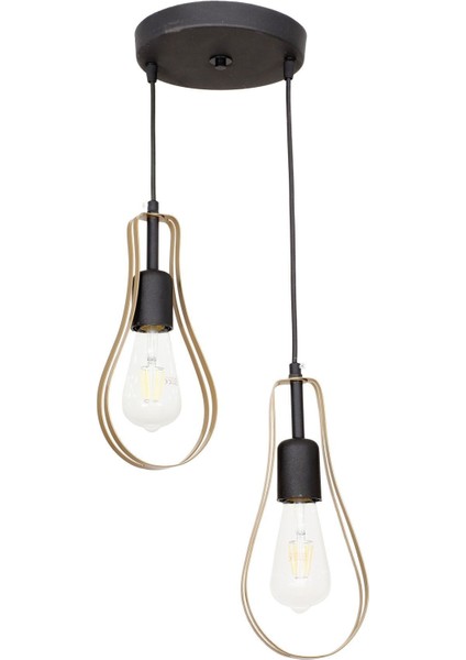 UltraNova Metal Armut 2'li Eskitme Avize, 20x60 cm, şık ve modern tasarım fiyatları