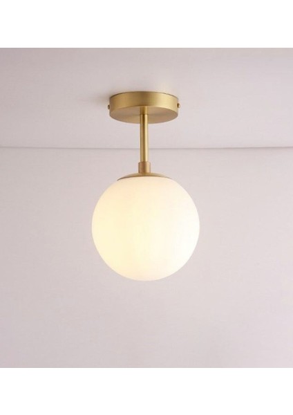 UltraNova Modern Beyaz Camlı Tekli Tavan Avizesi 20x60 cm, Şık ve Işıltılı Tasarım fiyatları