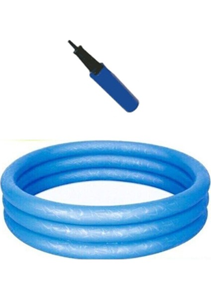 UltraNova Renkli Şişme Çocuk Havuzu 102x25cm, Mavi, 1+ Yaş için ideal eğlence alanı
