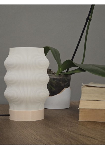UltraNova Modern tasarımlı şık 3D masa lambası, yatak odası, salon ve ofis aydınlatması