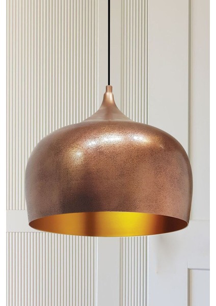 UltraNova Bakır Renkli Modern Tekli Avize, Mutfak ve Salon İçin Şık ve Şık Tasarım