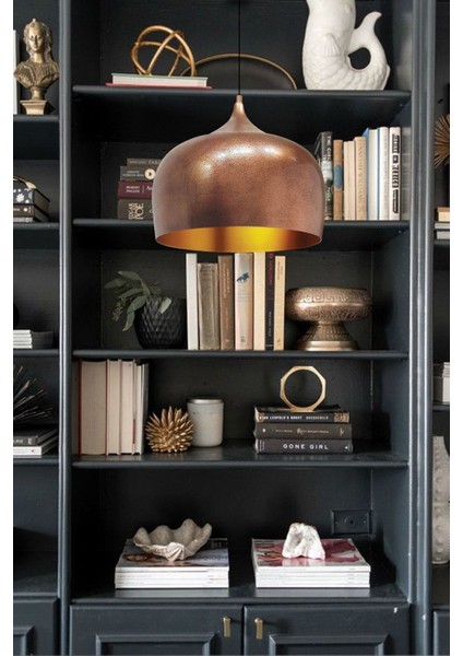 UltraNova Bakır Renkli Modern Tekli Avize, Mutfak ve Salon İçin Şık ve Şık Tasarım modelleri