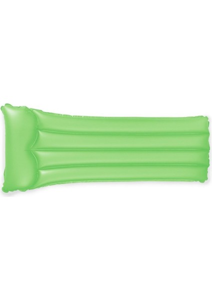 Intex Yeşil Düz Deniz Yatağı 183x69 cm, Şişme Havuz Yatağı, 8+ Yaş için ideal