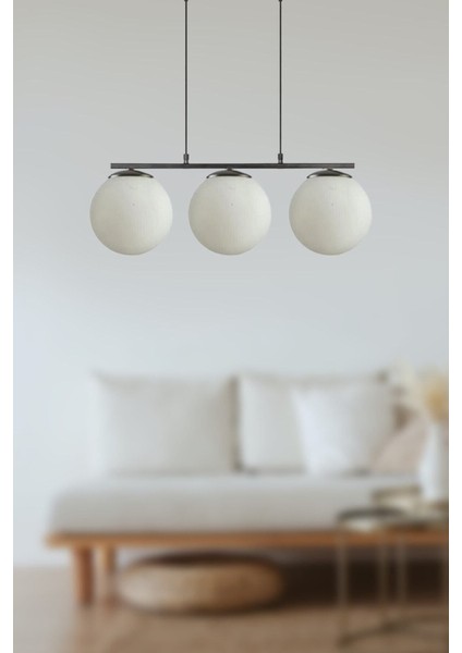 UltraNova Modern 3’lü metal avize, şık tasarım, 34x48 boyut, salon, mutfak ve yatak odası için fiyatları