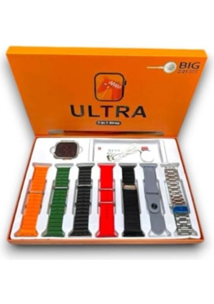 Ios ve Android Uyumlu Watch 8 Ultra 7 Kordonlu Akıllı Saat – Bluetooth Ç ve Spor Modları