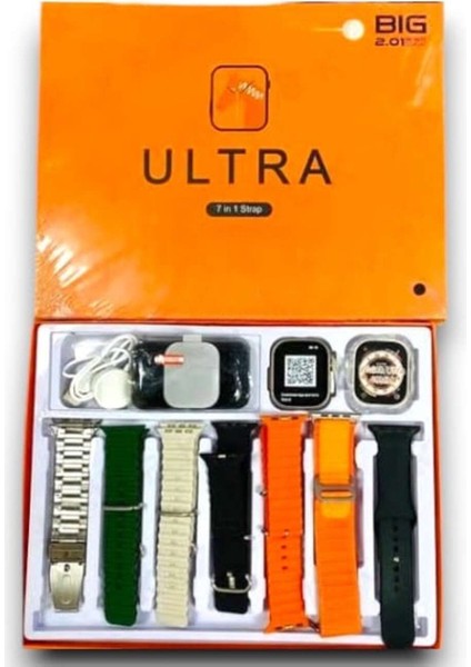 Ios ve Android Uyumlu Watch 8 Ultra 7 Kordonlu Akıllı Saat – Bluetooth Ç ve Spor Modları