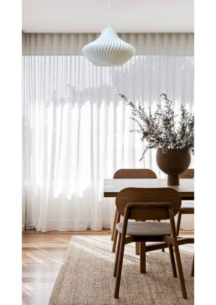 UltraNova Şık Beyaz Sarkıt Avize, Oturma, Yatak Odası ve Mutfak İçin Modern Tasarım