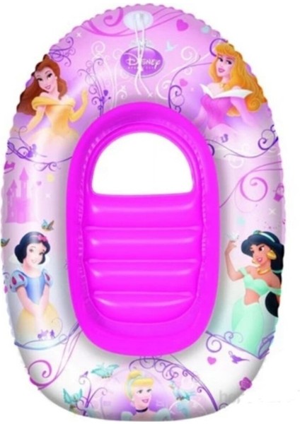 Bestway Sevimli Prenses Desenli Yumuşak Bot, 102x69 Cm, Pembe Renk