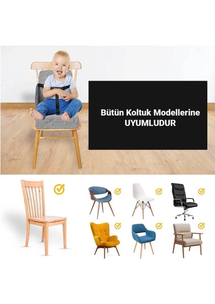 Bağlama Kemerli Mama Sandalyesi Sandalye Yükseltici Minder indirimleri