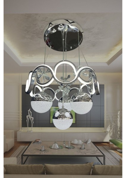 UltraNova Kadın Sonsuzluk Bilekliği, Şık ve Trend Gümüş Takı, Krom Materyal