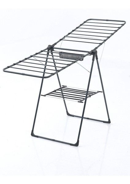 UltraNova Kalın Metal Borulu Siyah Çamaşır Kurutma Askısı, Sağlam ve Dayanıklı Tasarım fiyatları