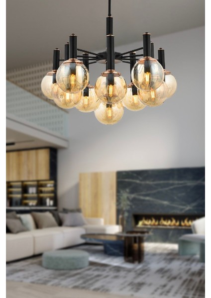 UltraNova 11'li modern sarkıt avize, şık ve aydınlık yaşam alanları için ideal seçim