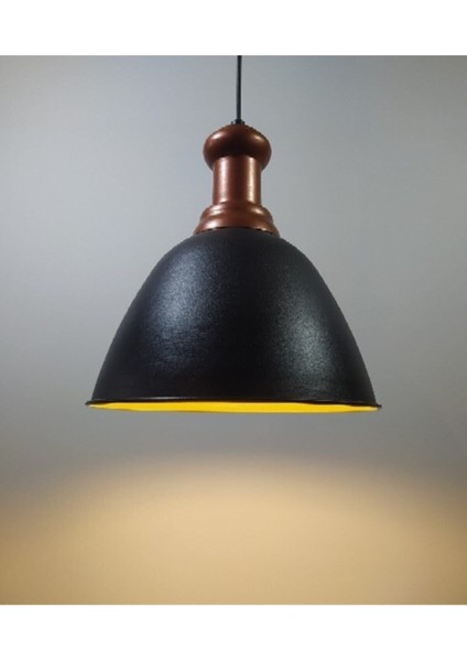 UltraNova Retro rustik metal sarkıt avize, siyah, 20x60, şık ve şık aydınlatma seçeneği