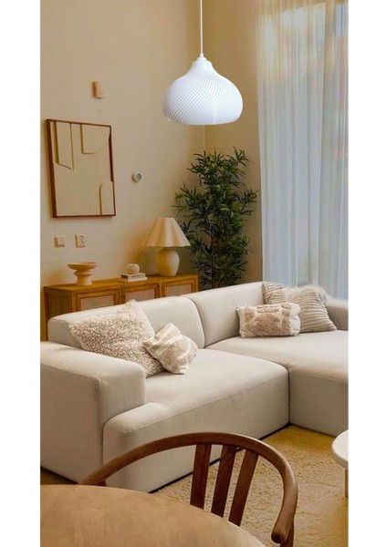 UltraNova Beyaz Plastik Sarkıt Avize, 1'li, 25x70 cm, modern tasarım, E27 uygun, çok yönlü kullanım fırsatları