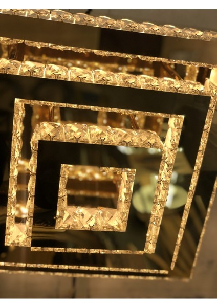 UltraNova Kristal Taşlı, Işlemeli, Sarı Paslanmaz, Ledli E-ticaret Ürün Başlığı