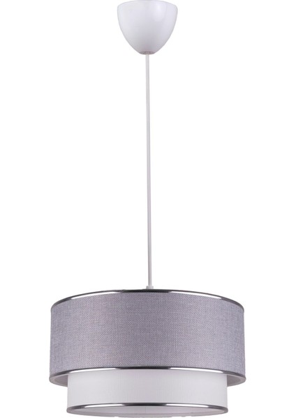 UltraNova Şık Gri Kumaş Sarkıt Avize, Oturma ve Yatak Odası İçin Modern Aydınlatma indirimleri