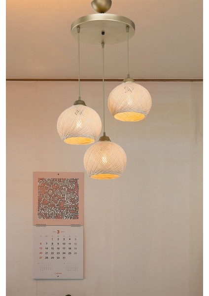 UltraNova 3'lü Eskitme Krem Ledli Çember Seti, Çok Amaçlı Plastik Tasarım