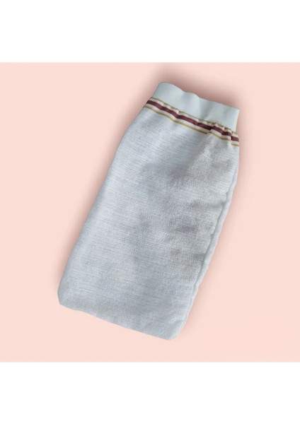 Lastikli Türk Hamamı Kesesi Peeling Eldiveni