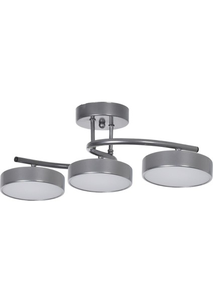 UltraNova Modern gri led avize, metal gövde, 3'lü, 30x60 cm, şık ve zarif aydınlatma seçeneği fiyatları