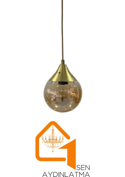 UltraNova Eritme Detaylı Cam Avize, 16x70, Metal, Şık ve Modern Tasarım fırsatları