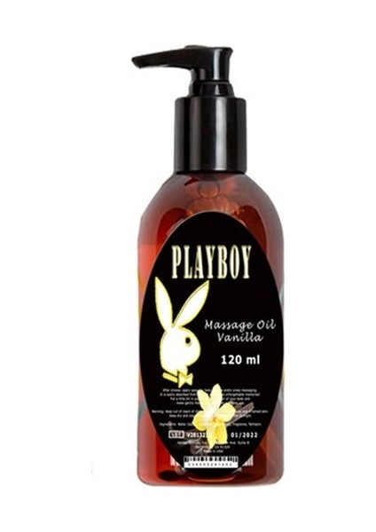 Endoles Playboy Vanilla Massage Oil Vanilya Aromalı Rahatıcı Ücut Masaj Yağı 120 ml