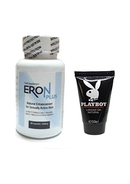 Ontic Playboy Lubricant 50 ml Jel + Eron Plus 60LI Erkeklere Özel
