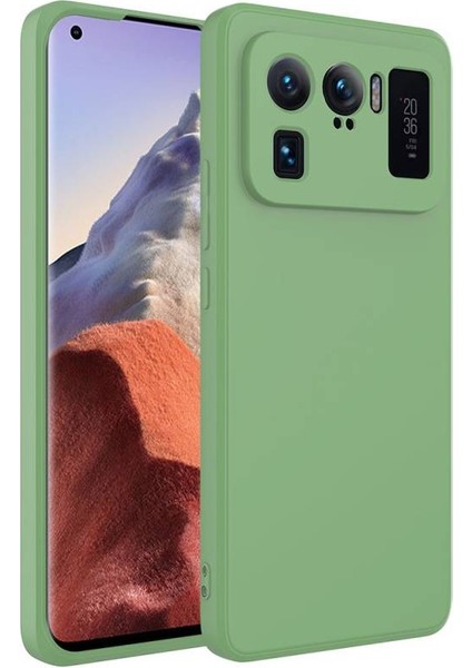 Xiaomi Mi 11 Ultra Lansman Kılıf Içi Kadife Kaplı Kasayı Çizmeyen Tosche Premium Esnek Silikon Kapak